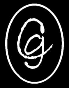 Chris Greening Pottery Logo - a capital letter C with a lower case G inside